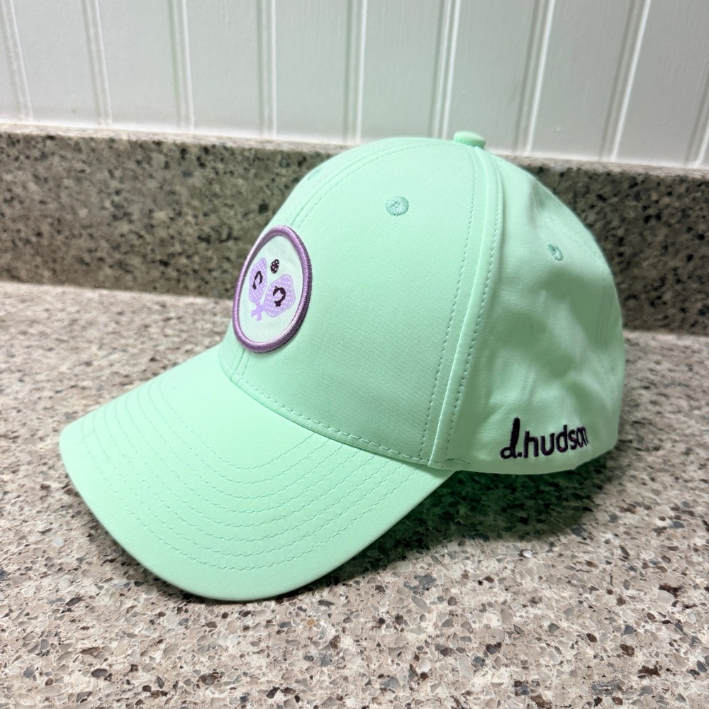 d.hudson X WD Pickleball Classic Women Patch Performance Cap,Mint Purple,OS